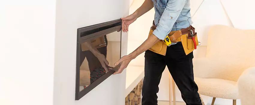 Metal Fireplace Installation in East Cleveland, Ohio