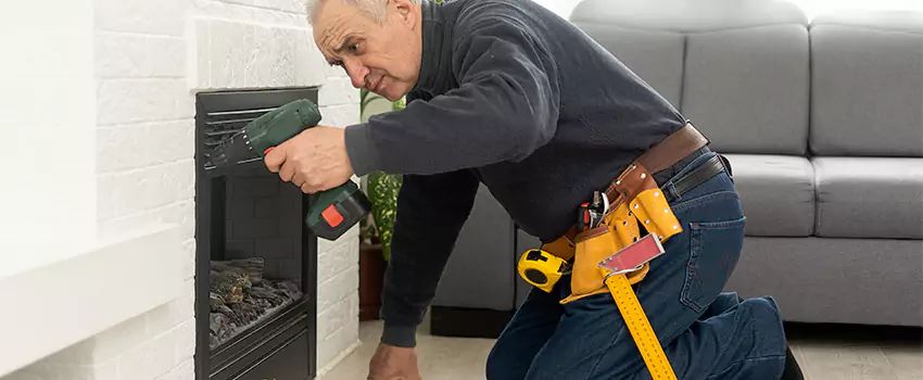New Indoor Fireplace Installation in East Cleveland, Ohio
